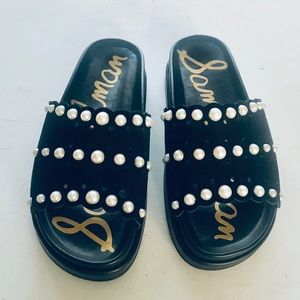 Sam Edelman Pearl Studded Sera Slide Sandal